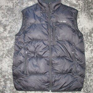 Columbia Omni-Heat Down Puffer Vest Men's Size L Black